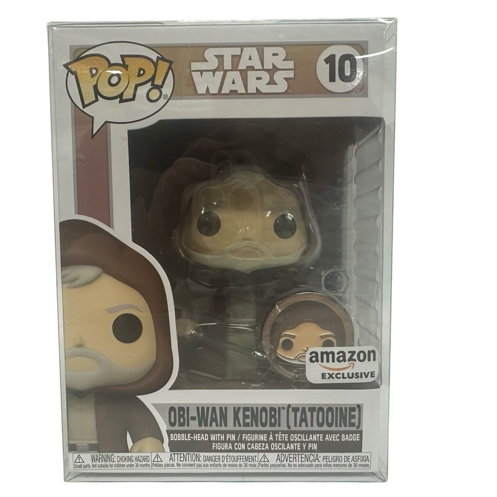 Funko Pop 10 Obi-Wan Kenobi Tatooine Star Wars Pin Amazon Exclusive 55494